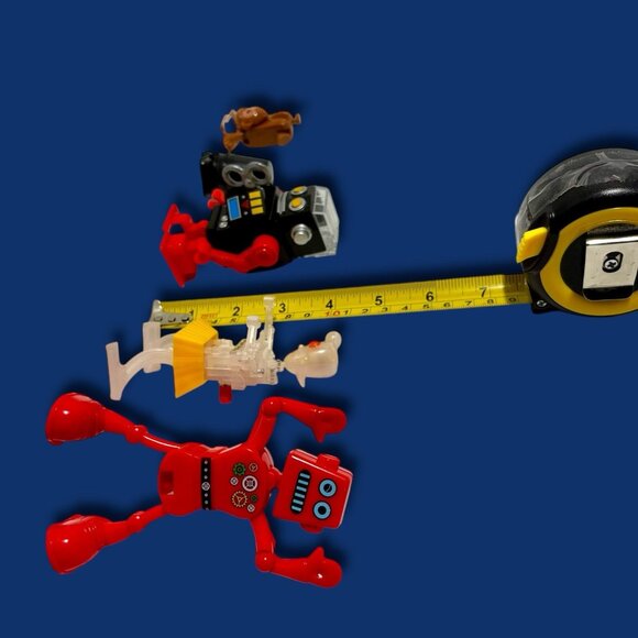 Lot of RARE Vintage Plastic Dime Store Windup Toys. Dancing Robots. - Picture 8 of 8